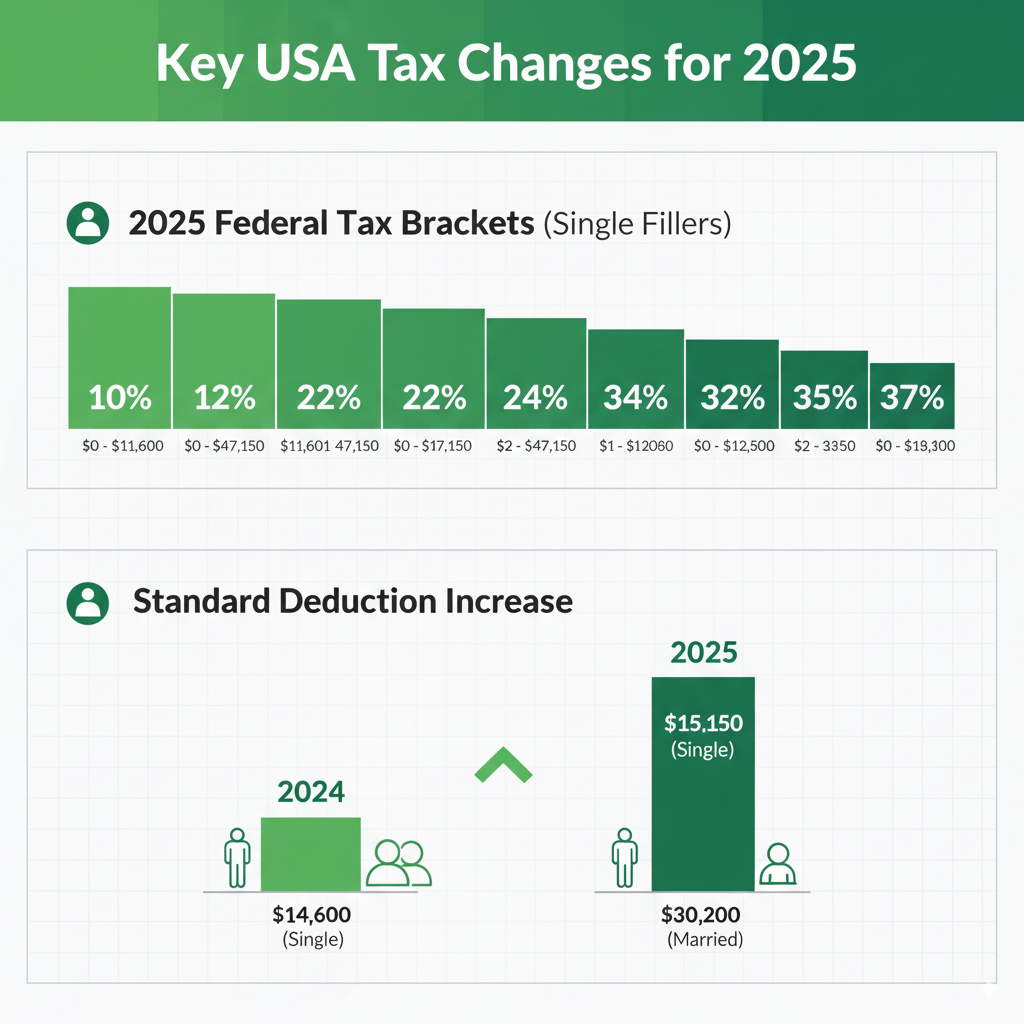 USA tax changes for the year 2025.