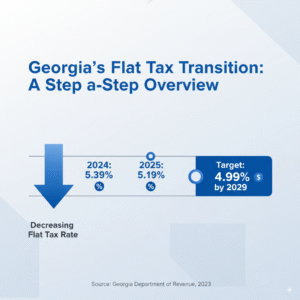 Georgia's flat tax explained.