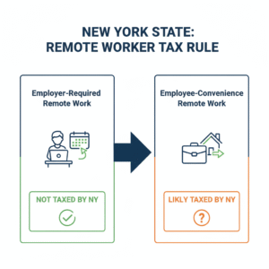Remote worker tax rule in the New York.