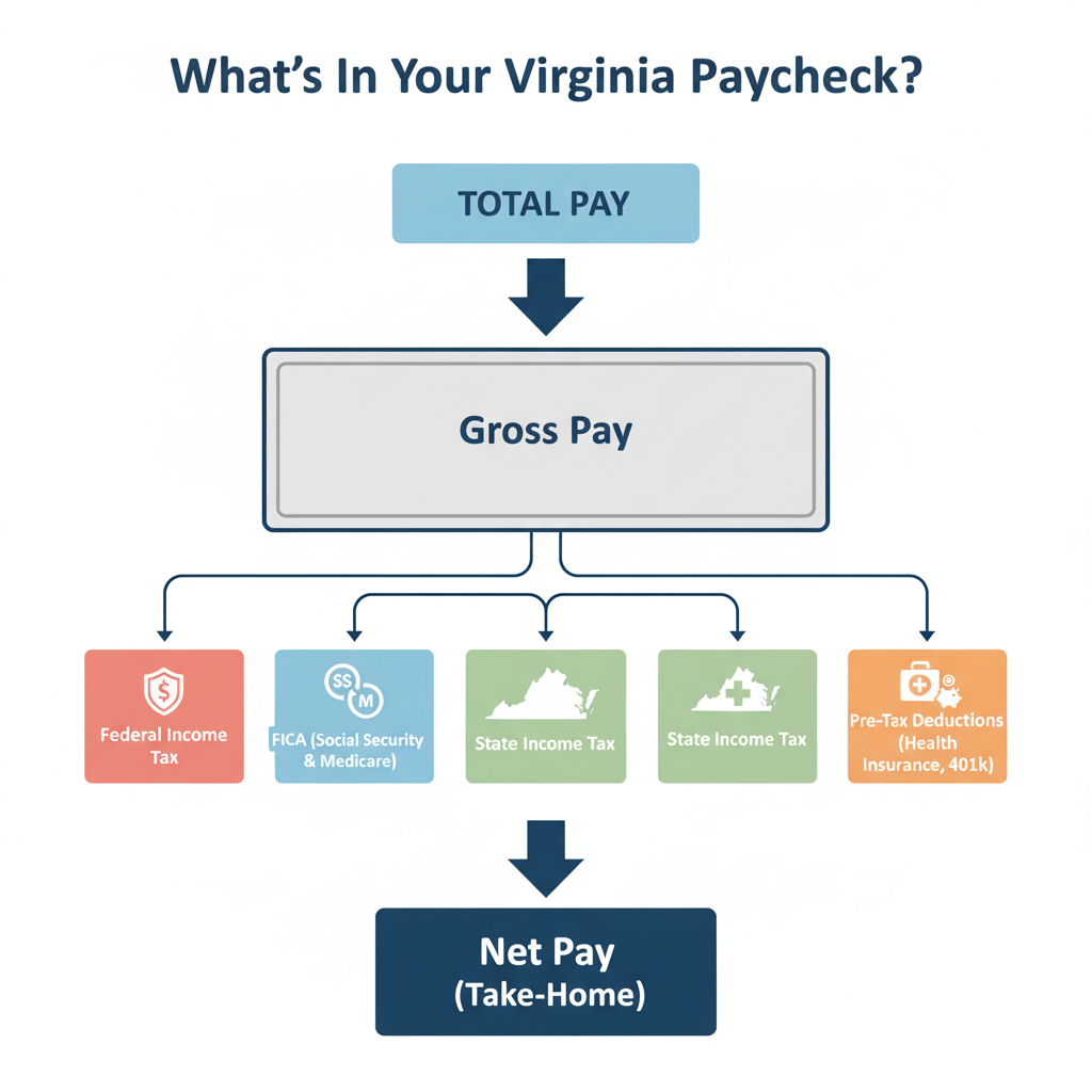 What is in your virginia paycheck?